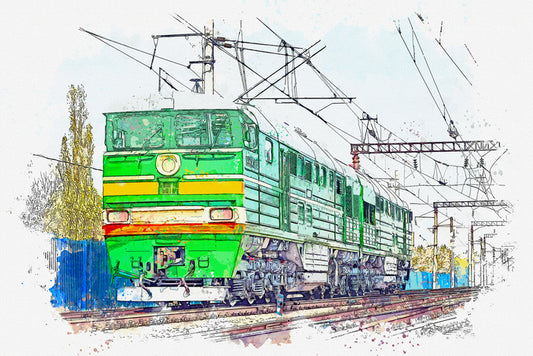 The green train