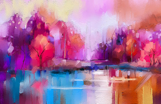 Red leaf lake