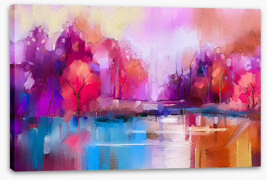 Red leaf lake
