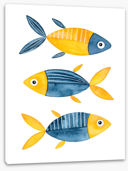 One yellow fish