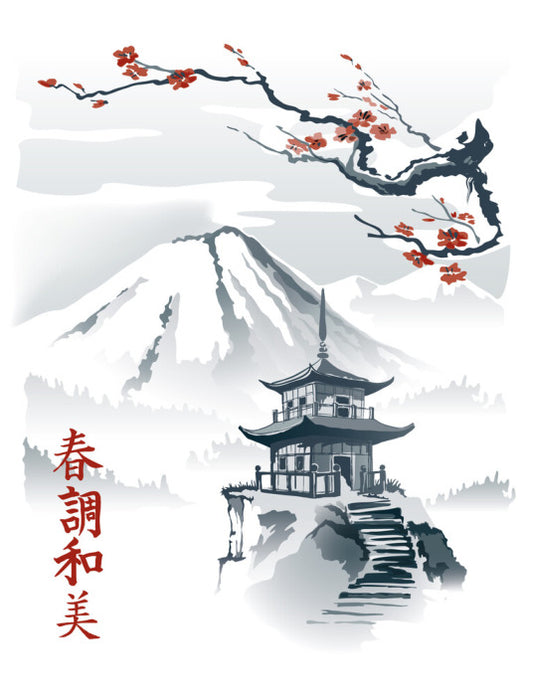 The mountain pagoda