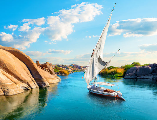Sailing into Aswan