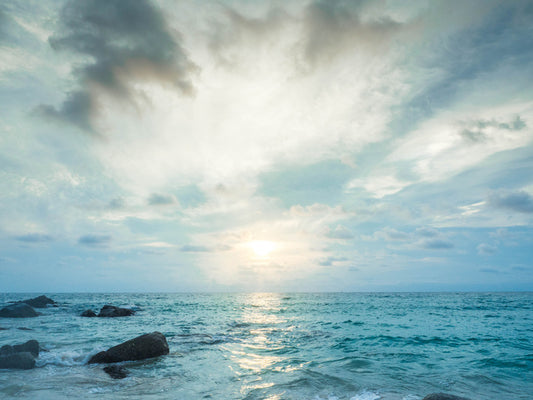 Over the ocean