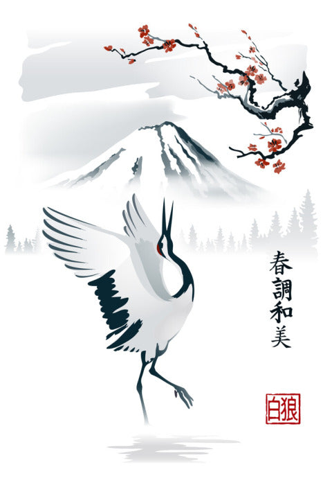 The lone crane