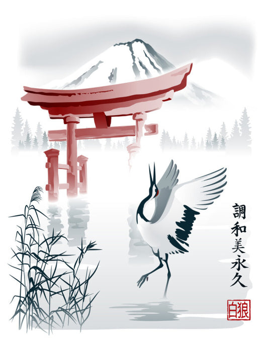 Torii gate crane