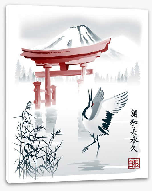 Torii gate crane