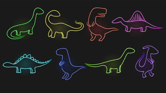 Neon dinos