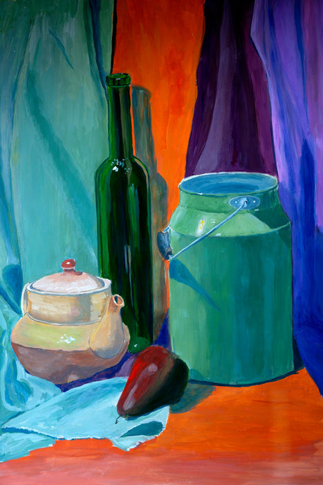 One green bottle