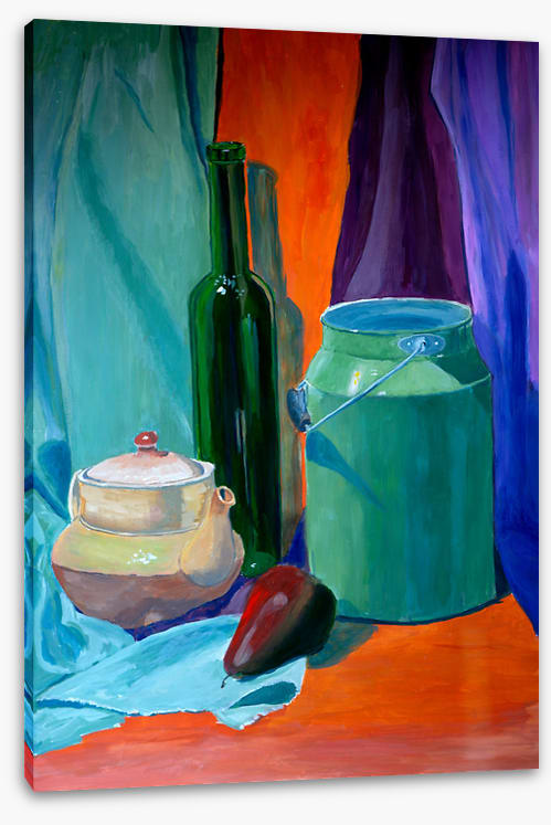 One green bottle