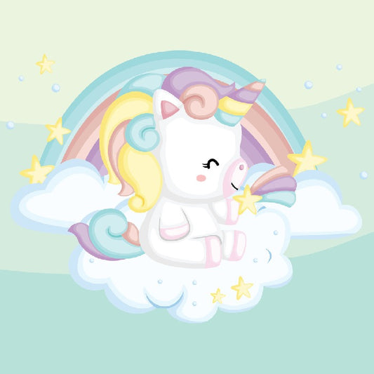 Falling stars unicorn