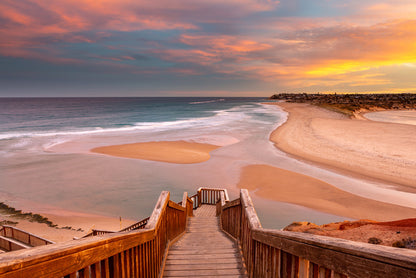South Port beach sunrise