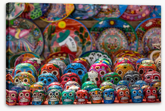 Colourful calaveras