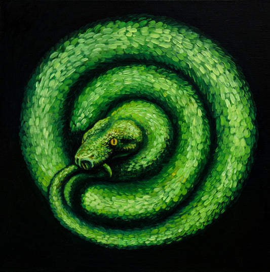 Green serpent spiral