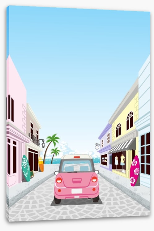 Street to the surf