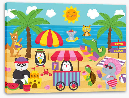 The animal beach