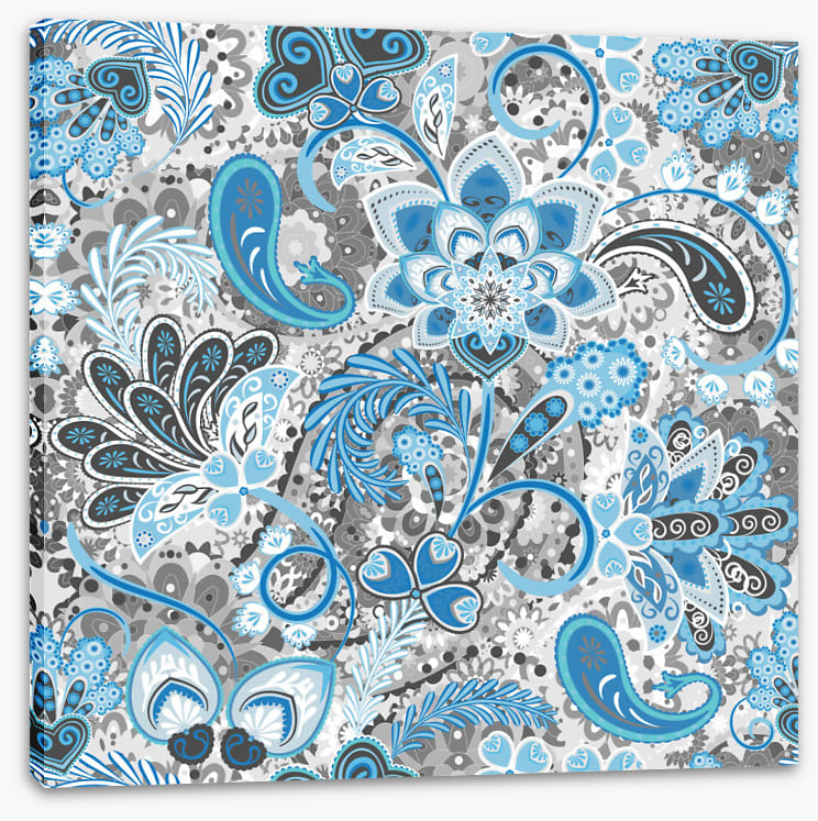 Emerging paisley