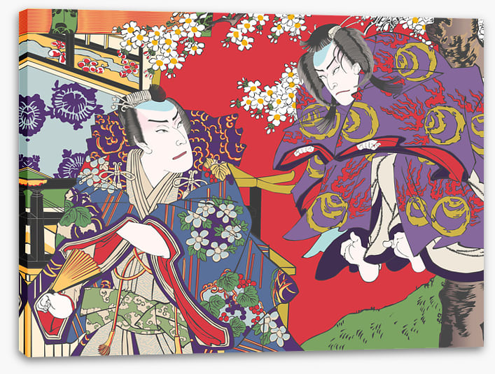 Yoshitsune and Tadanobu