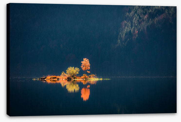 Lake Eibsee island