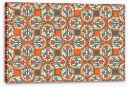 Orange tulip mosaic