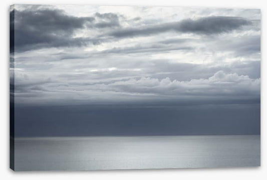 Cloudy but calm