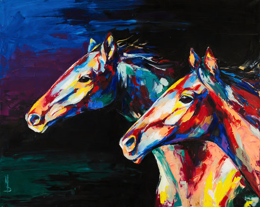 Moonlit mares
