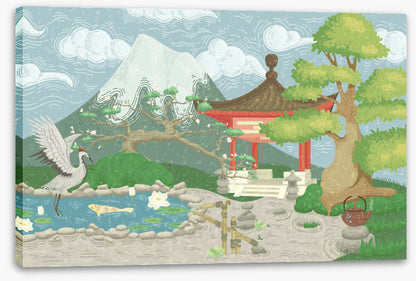 Traditional tea garden