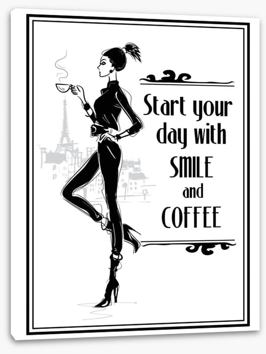 A smile and coffee