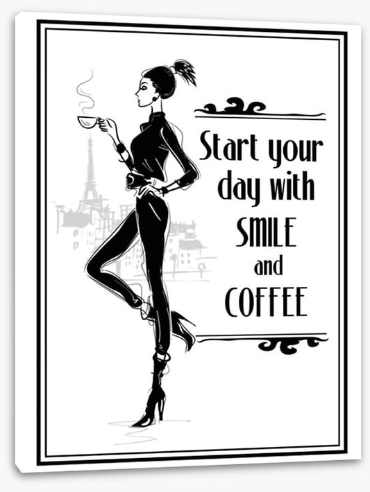 A smile and coffee