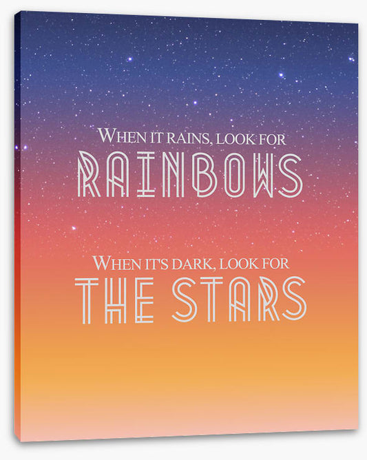 Look for rainbows