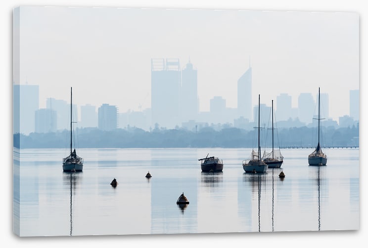 Swan River sailboats