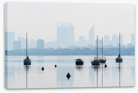Swan River sailboats