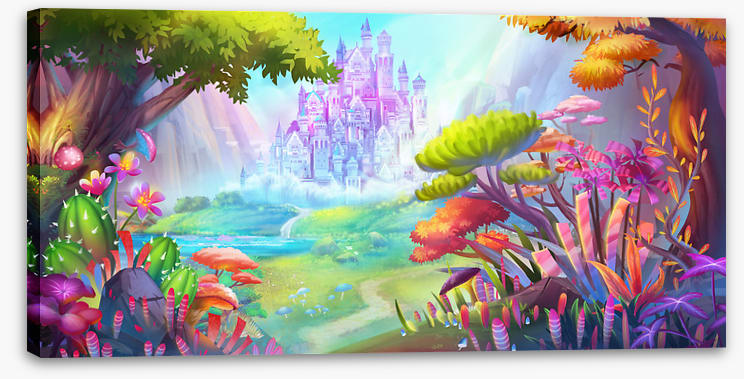 Enchanted forest castle