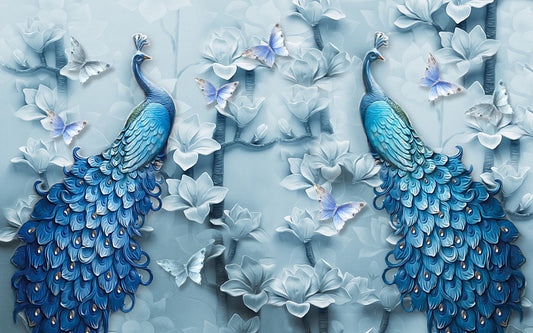Blue plumes