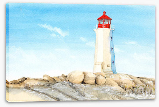 Lighthouse on the rocks