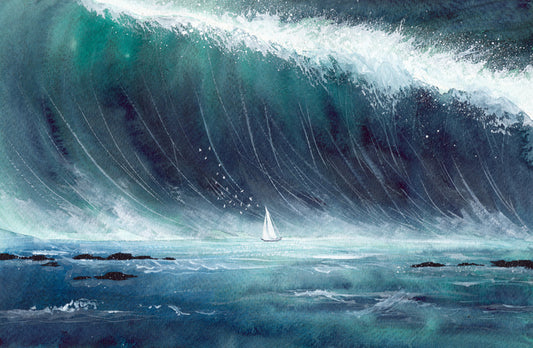 Racing the wave
