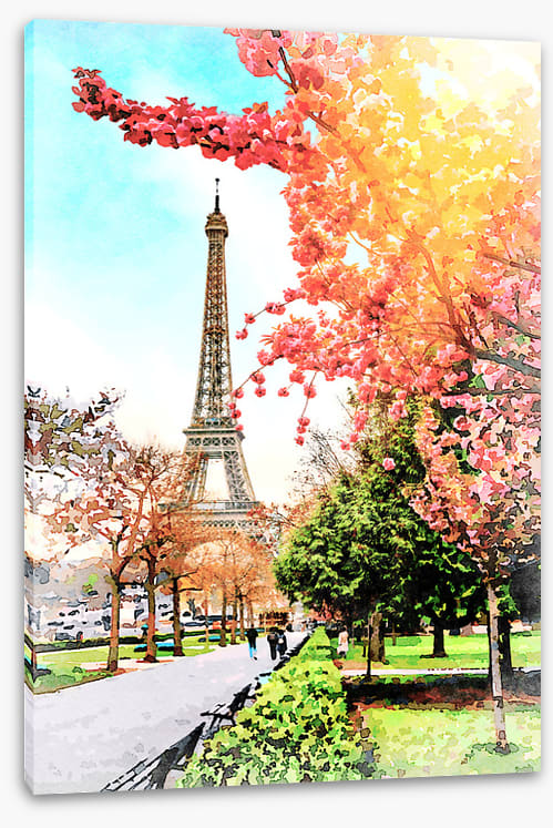 Eiffel Tower sunlight