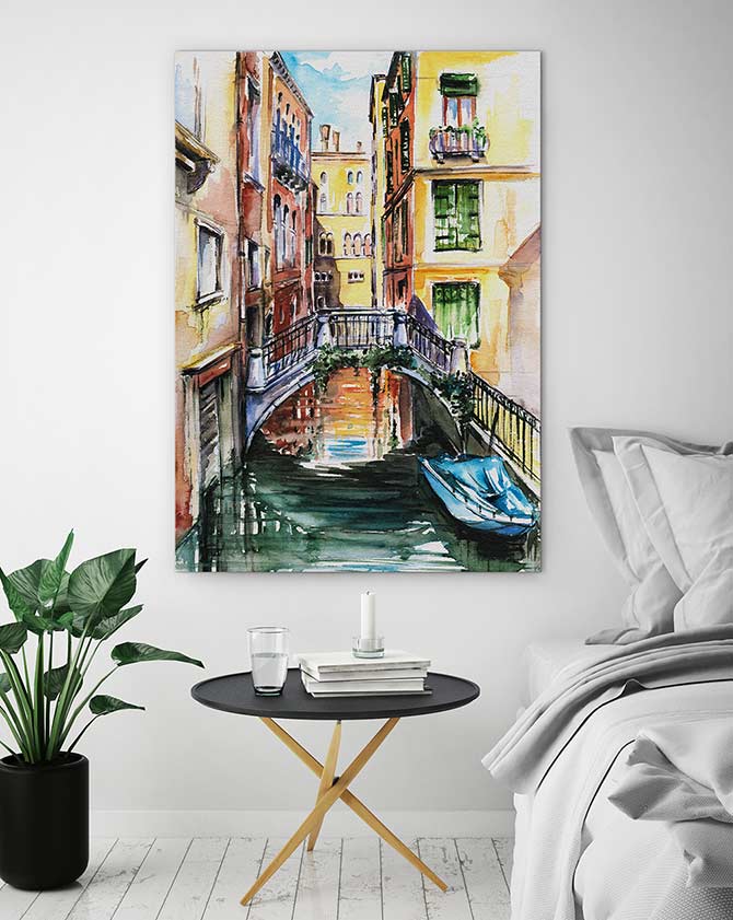 Bridge over the canal