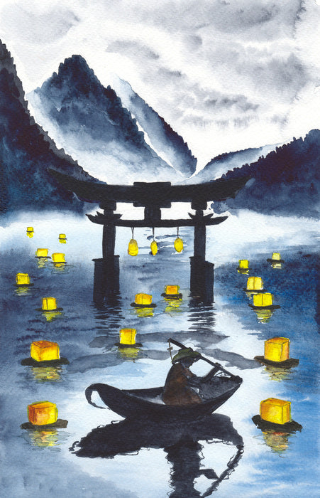 Lanterns on the lake