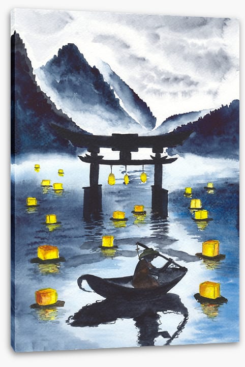 Lanterns on the lake