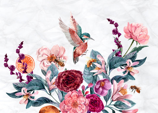 Bees and bird