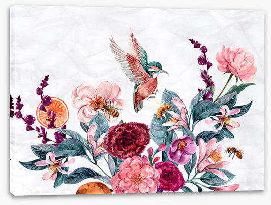 Bees and bird
