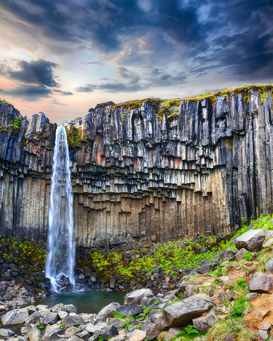 Over the basalt