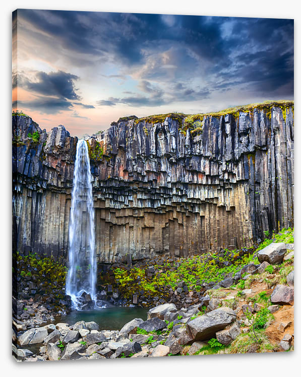 Over the basalt