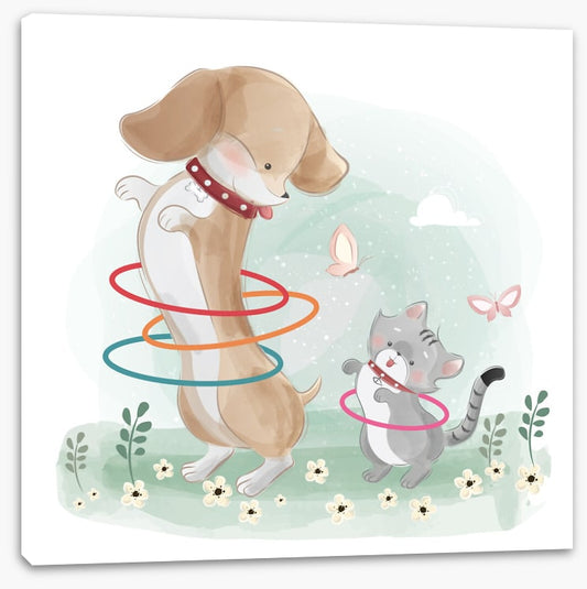 Hula hoop friends