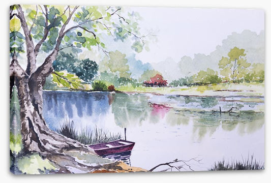 By the riverbank