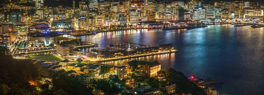 Wellington lights panorama
