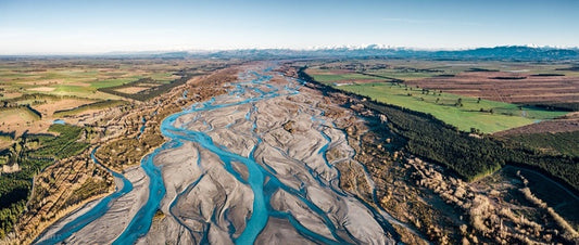 Braided river panorama