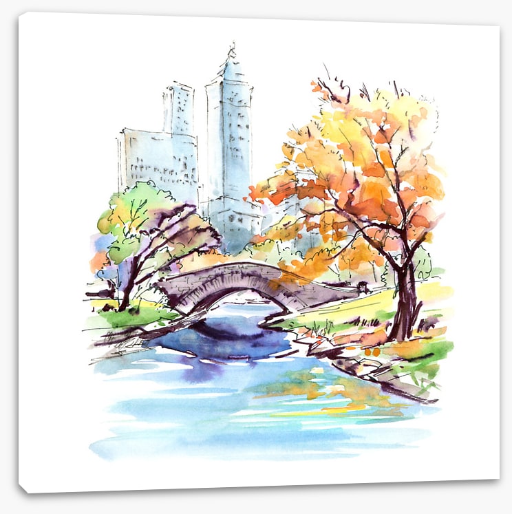 Fall at Gapstow Bridge