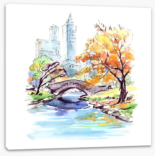 Fall at Gapstow Bridge