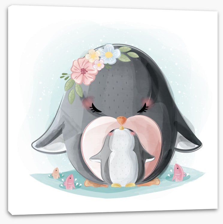 Penguin kisses